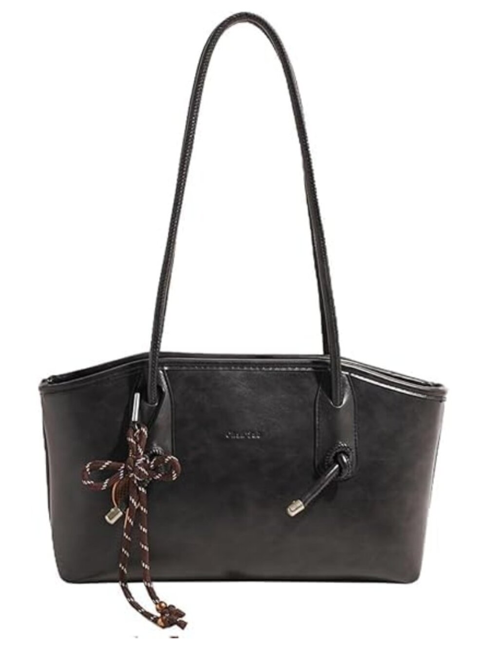 Small Faux Leather Shoulder Bag Cute Hobo Clutch Y2k Purse